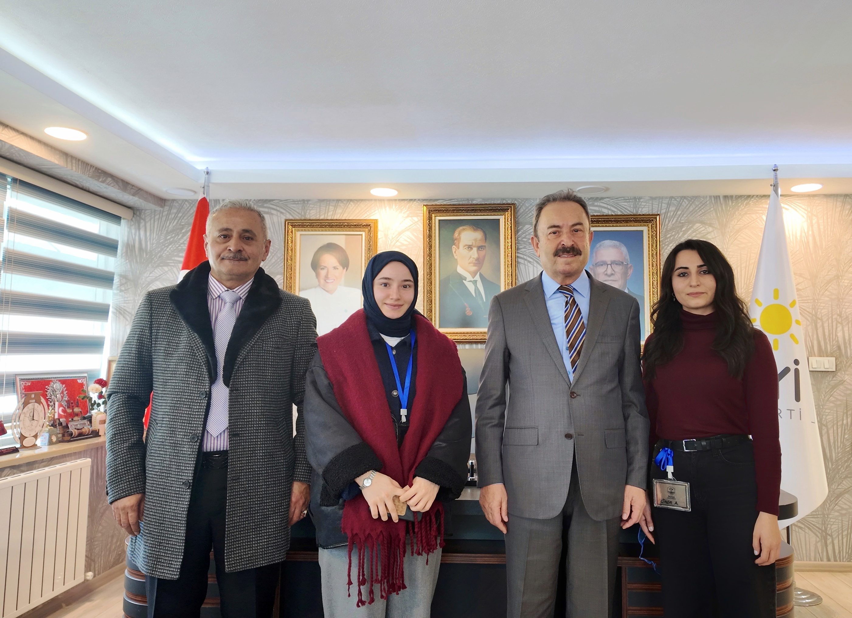 TELEKOM PLATFORMU VE PAYDAŞLARINDAN İYİ PARTİ ANKARA İL BAŞKANI’NA ZİYARET 