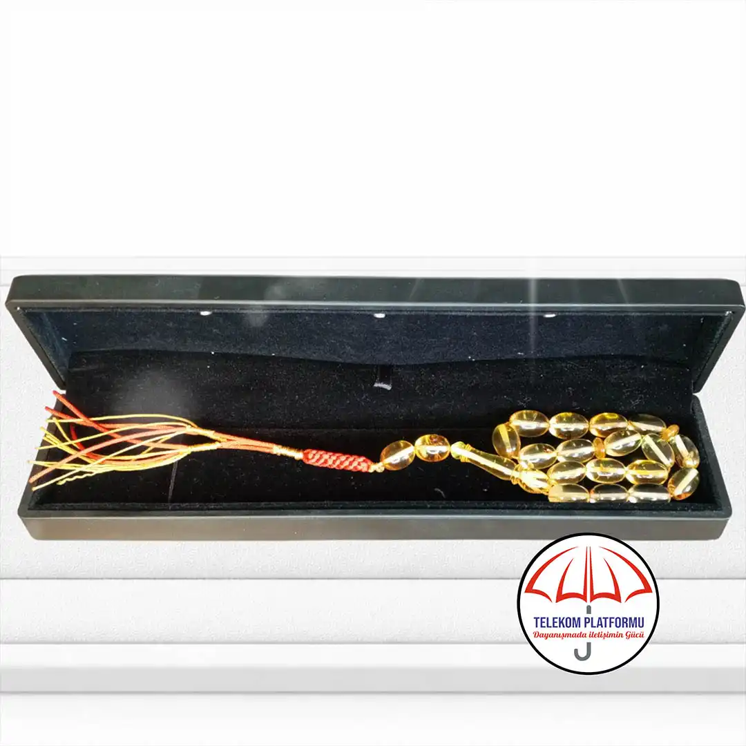 Orjinal Fosilli Damla Tesbih