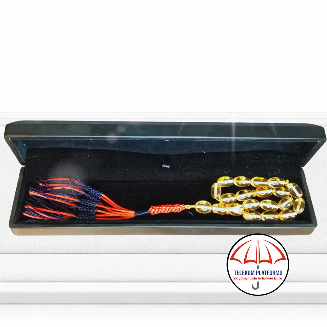 Orjinal Fosilli Damla Tesbih